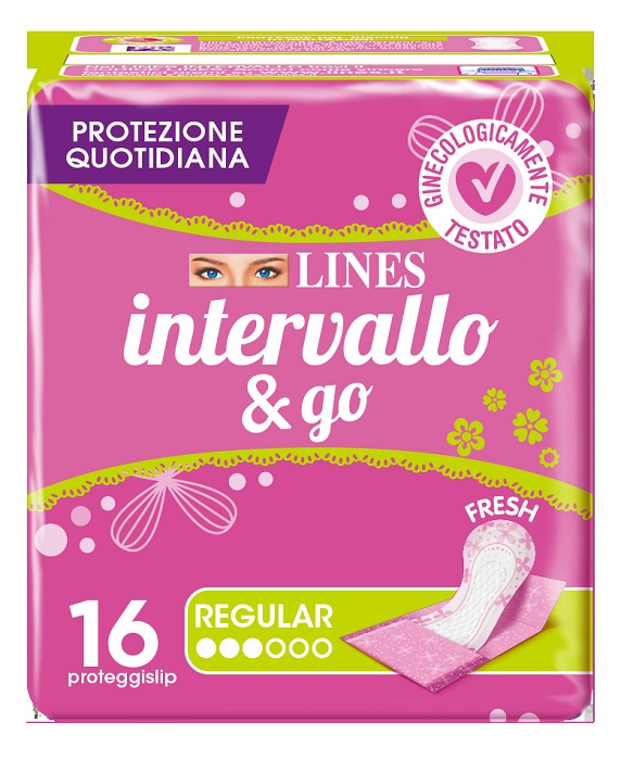 PROTEGGISLIP LINES INTERVALLO FRESH&GO RIPIEGATI 16 PEZZI - Farmacia Dott. Pasquale Russo
