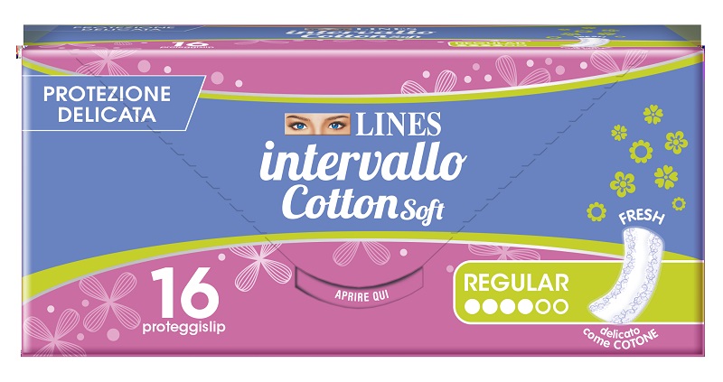 PROTEGGISLIP LINES INTERVALLO COTTON SOFT FRESH DISTESI 16 PEZZI - Farmacia Dott. Pasquale Russo