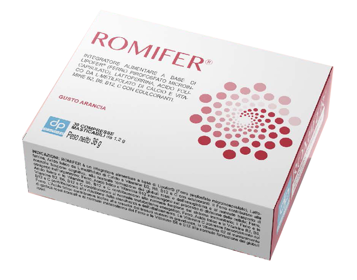 ROMIFER 30 COMPRESSE MASTICABILI - Farmacia Dott. Pasquale Russo