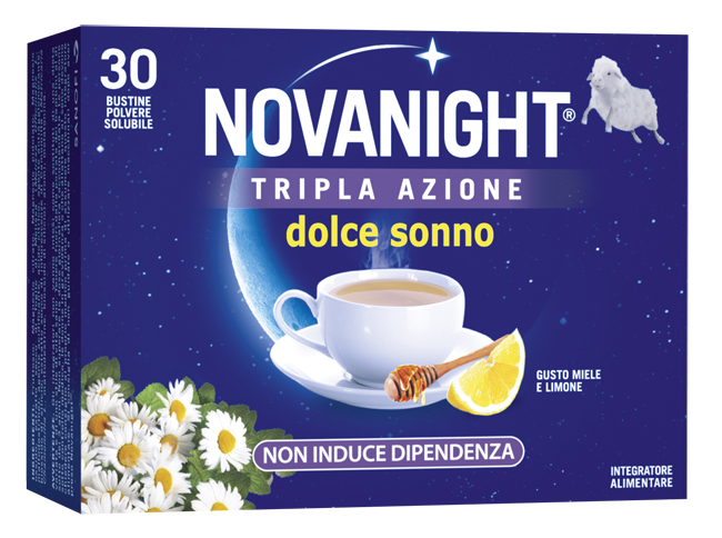 NOVANIGHT TRIPLA AZIONE DOLCE SONNO 30 BUSTINE - Farmacia Dott. Pasquale Russo