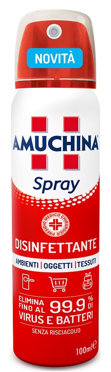 AMUCHINA SPRAY AMBIENTI OGGETTI TESSUTI 100 ML - Farmacia Dott. Pasquale Russo