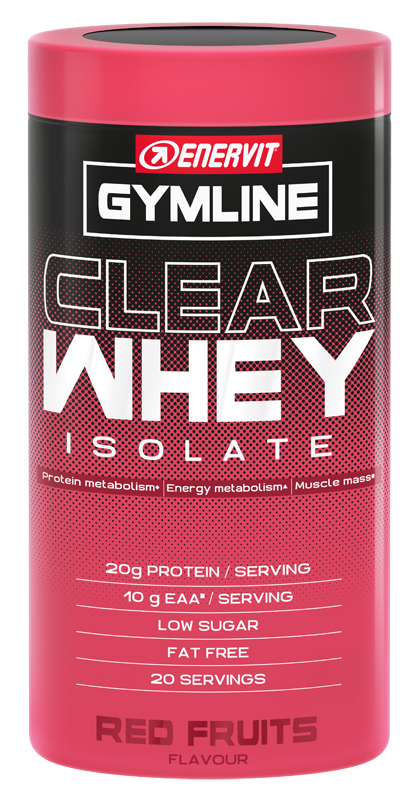 GYMLINE CLEAR WHEY ISOLATE RED FRUITS 480 G - Farmacia Dott. Pasquale Russo