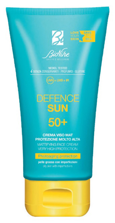 DEFENCE SUN CREMA VISO MAT SPF50+ PROTEZIONE MOLTO ALTA 50 ML - Farmacia Dott. Pasquale Russo