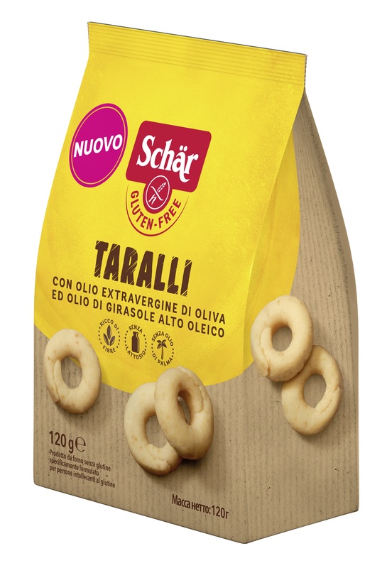 SCHAR TARALLI SENZA LATTOSIO 120 G - Farmacia Dott. Pasquale Russo