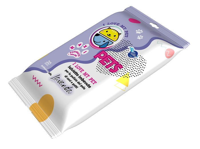 A+CURE I LOVE MY PET SALVIETTE POP-UP LAVANDA 20 PEZZI RICARICA - Farmacia Dott. Pasquale Russo