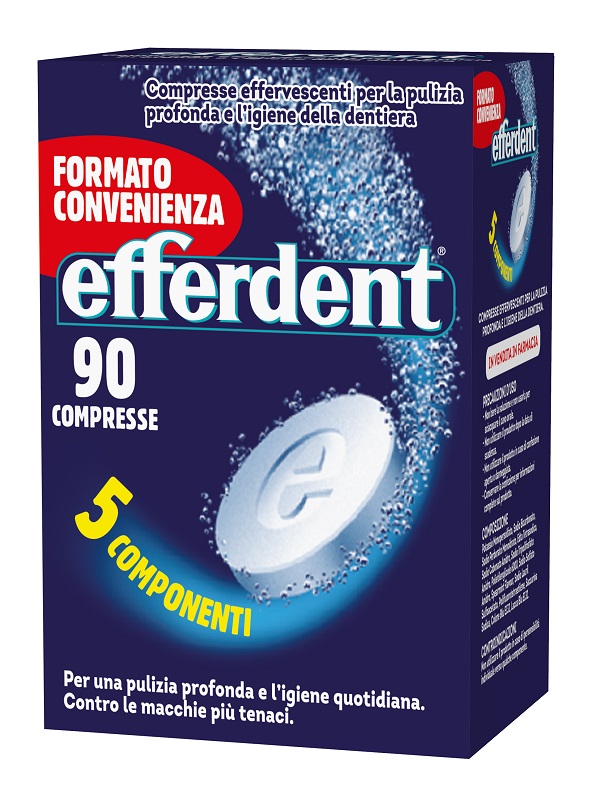 EFFERDENT 90 COMPRESSE EFFERVESCENTI - Farmacia Dott. Pasquale Russo
