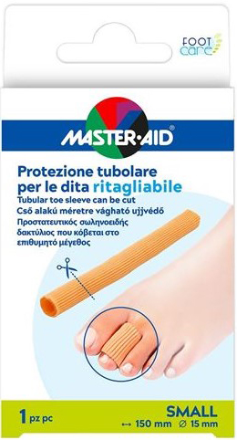 PROTEZIONE TUBOLARE MASTER-AID FOOTCARE RITAGLIABILE 15 CM 15 MM SMALL C6 - Farmacia Dott. Pasquale Russo