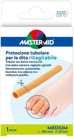 PROTEZIONE TUBOLARE MASTER-AID FOOTCARE RITAGLIABILE 15 CM 20 MM MEDIUM C7 - Farmacia Dott. Pasquale Russo