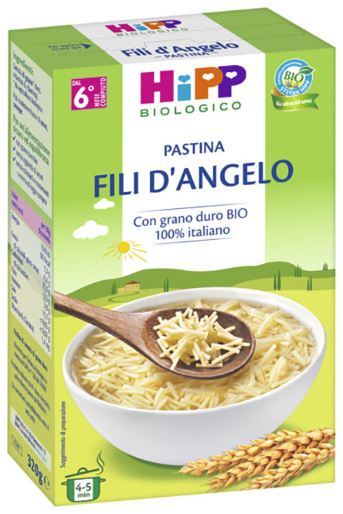 HIPP BIO PASTINA FILI D'ANGELO 320 G - Farmacia Dott. Pasquale Russo