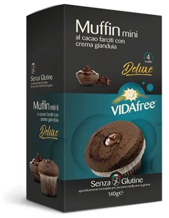 VIDAFREE MINIMUFFIN CREMA GIANDUIA 140 G - Farmacia Dott. Pasquale Russo