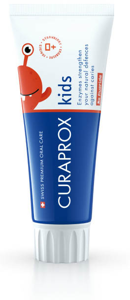 CURAPROX KIDS TOOTHPASTE STRAWBERRY FLAVOR 0 PPM 60 ML - Farmacia Dott. Pasquale Russo