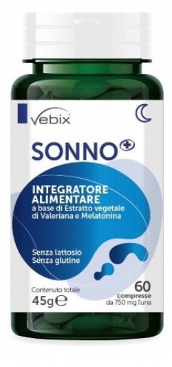 VEBIX SONNO + 60 COMPRESSE 750MG - Farmacia Dott. Pasquale Russo