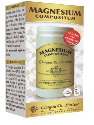 MAGNESIUM COMPOSITUM POLVERE 100 G - Farmacia Dott. Pasquale Russo