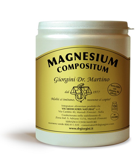 MAGNESIUM COMPOSITUM POLVERE 500 G - Farmacia Dott. Pasquale Russo