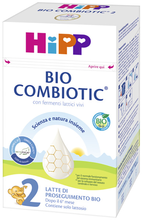 HIPP LATTE 2 COMBIOTIC 600 G BIO - Farmacia Dott. Pasquale Russo