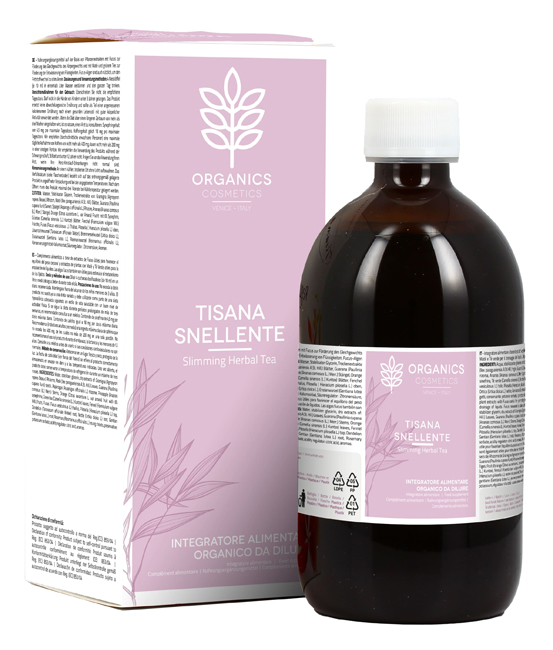 ORGANICS COSMETICS TISANA SNELLENTE 500 ML - Farmacia Dott. Pasquale Russo
