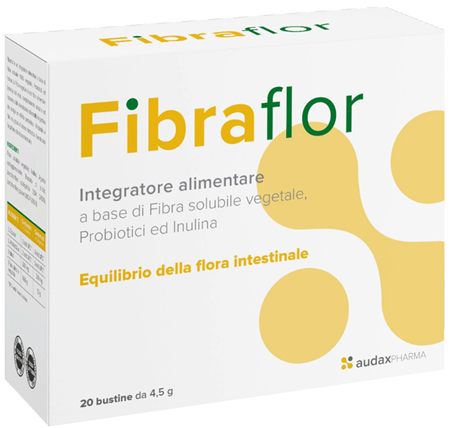 FIBRAFLOR 20 BUSTINE DA 4,5 G - Farmacia Dott. Pasquale Russo