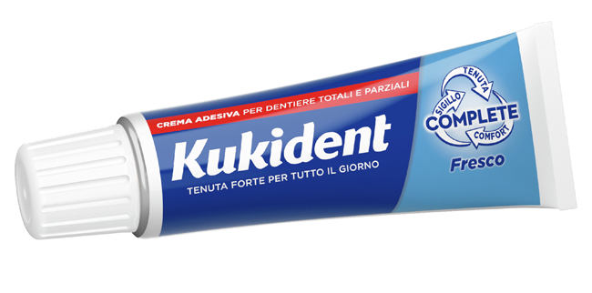 KUKIDENT FRESCO CREMA ADESIVA DENTIERE 40 G - Farmacia Dott. Pasquale Russo