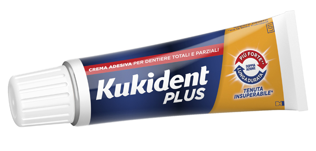 KUKIDENT PLUS DOPPIA AZIONE CREMA ADESIVA DENTIERE 40 G - Farmacia Dott. Pasquale Russo
