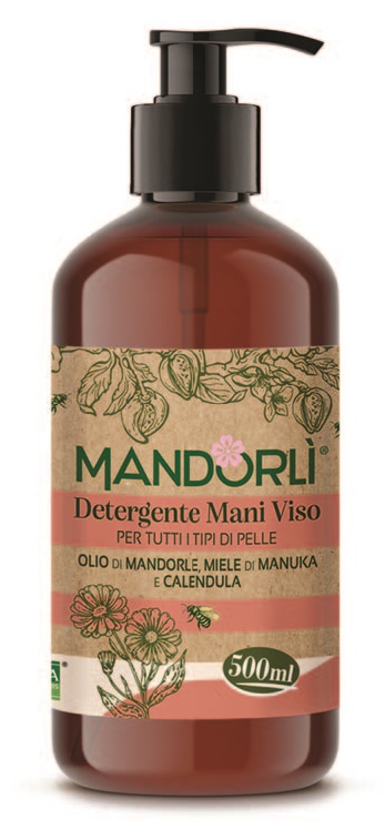 MANDORLI DETERGENTE MANI VISO PER TUTTI I TIPI DI PELLE 500 ML - Farmacia Dott. Pasquale Russo