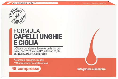 FORMULA CAPELLI UNGHIE E CIGLIA 48 COMPRESSE - Farmacia Dott. Pasquale Russo