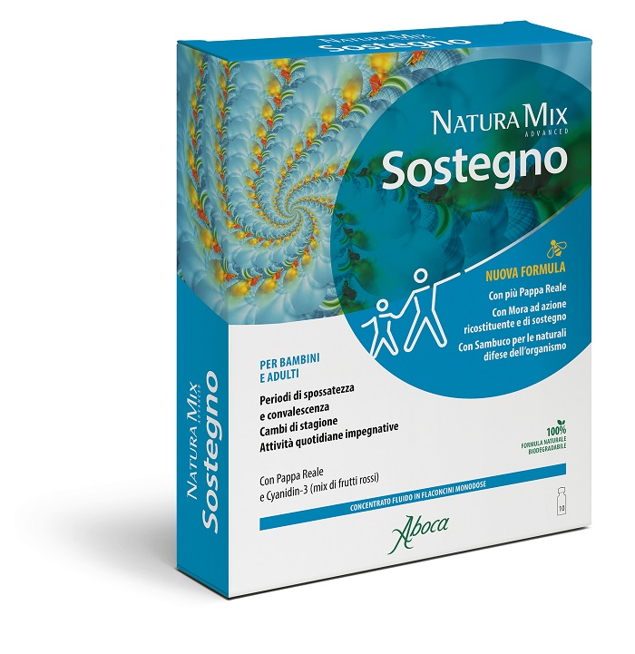 NATURA MIX ADVANCED SOSTEGNO 10 FLACONCINI DA 15 ML - Farmacia Dott. Pasquale Russo