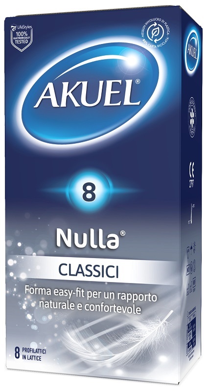 PROFILATTICO AKUEL NULLA CLASSICO 8 PEZZI - Farmacia Dott. Pasquale Russo