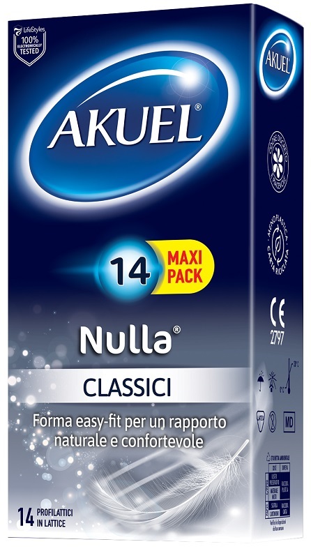 PROFILATTICO AKUEL NULLA CLASSICO 14 PEZZI - Farmacia Dott. Pasquale Russo