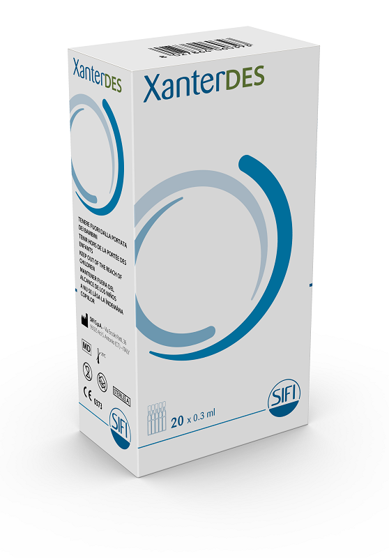 XANTERDES SOLUZIONE OFTALMICA 20 FLACONCINI MONODOSE DA 0,3 ML - Farmacia Dott. Pasquale Russo