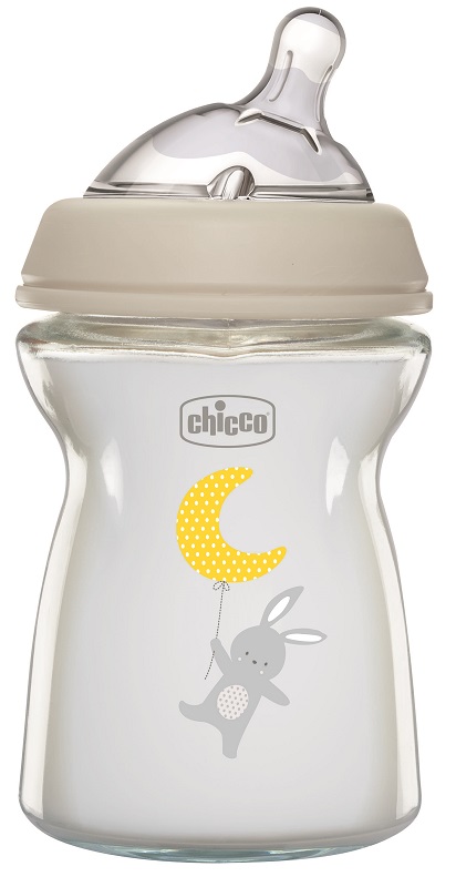 CHICCO BIBERON NAT FEEL VETRO 0M+ 250 ML - Farmacia Dott. Pasquale Russo