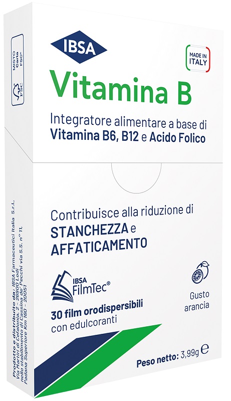 VITAMINA B IBSA 30 FILM ORALI - Farmacia Dott. Pasquale Russo