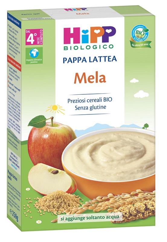 HIPP BIO PAPPA LATTEA MELA 250 G - Farmacia Dott. Pasquale Russo