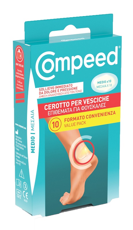 CEROTTI COMPEED PER VESCICHE MEDIO 10 PEZZI CARTON - Farmacia Dott. Pasquale Russo