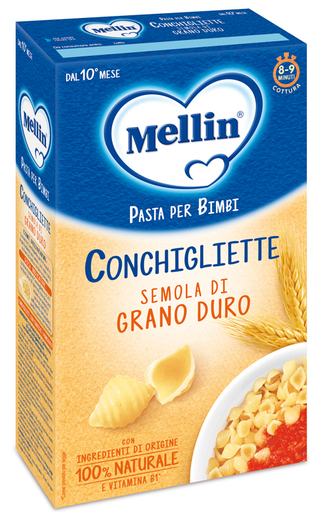 MELLIN CONCHIGLIETTE 100% GRANO DURO 280 G - Farmacia Dott. Pasquale Russo