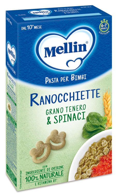MELLIN RANOCCHIETTE CON SPINACI 280 G - Farmacia Dott. Pasquale Russo