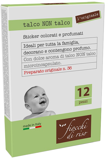 FIOCCHI DI RISO TALCO NON TALCO CEROTTI 12 PEZZI - Farmacia Dott. Pasquale Russo