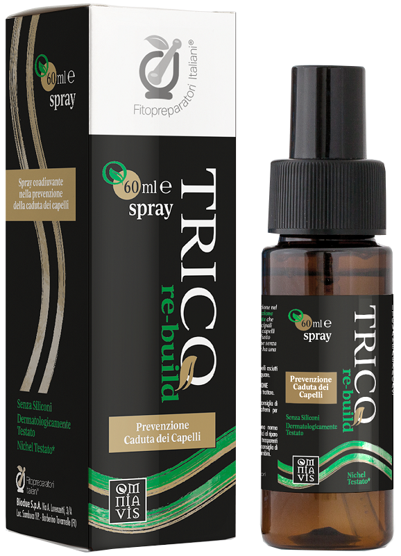 FITOPREPARATORI ITALIANI TRICO RE BUILD LOZIONE SPRAY 60 ML - Farmacia Dott. Pasquale Russo