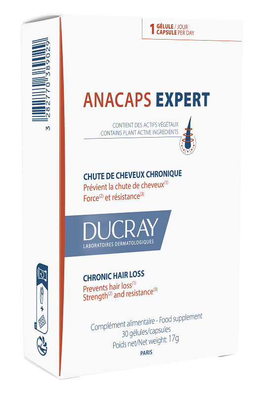 DUCRAY ANACAPS EXPERT CAPELLI E UNGHIE 30 CAPSULE - Farmacia Dott. Pasquale Russo