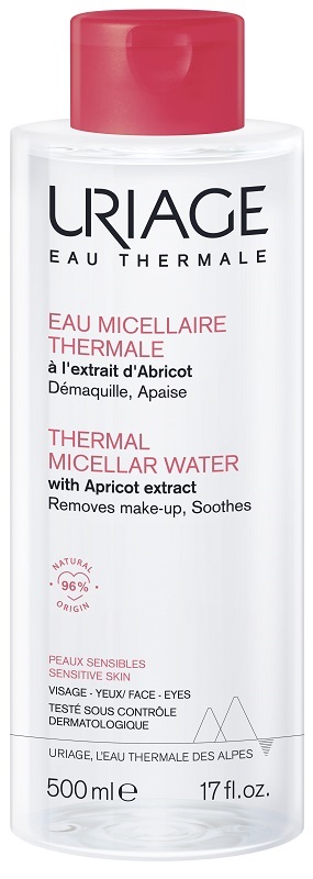 URIAGE EAU MICELLAIRE THERMALE PELLI SECCHE FLACONE 500 ML - Farmacia Dott. Pasquale Russo