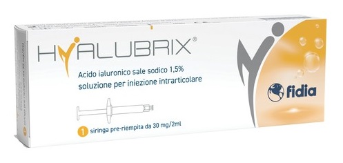 SIRINGA INTRA-ARTICOLARE HYALUBRIX ACIDO IALURONICO 1,5% 30 MG 2 ML NO ETO - Farmacia Dott. Pasquale Russo