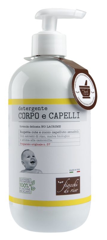 FIOCCHI DI RISO DETERGENTE CORPO/CAPELLI CAMOMILLA 400 ML - Farmacia Dott. Pasquale Russo