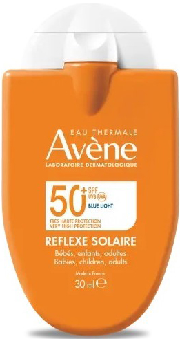 EAU THERMALE AVENE REFLEXE SOLAIRE SPF50+ BEBE BAMBINI ADULTO 30 ML - Farmacia Dott. Pasquale Russo