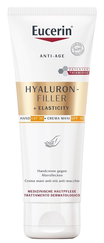 EUCERIN HYALURON FILLER + ELASTICITY CREMA MANI ANTI MACCHIE 75 ML - Farmacia Dott. Pasquale Russo