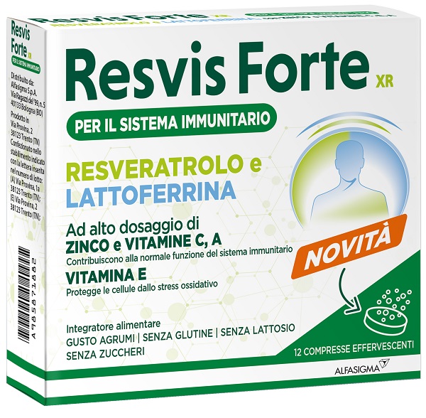 RESVIS FORTE XR 12 COMPRESSE EFFERVESCENTI - Farmacia Dott. Pasquale Russo