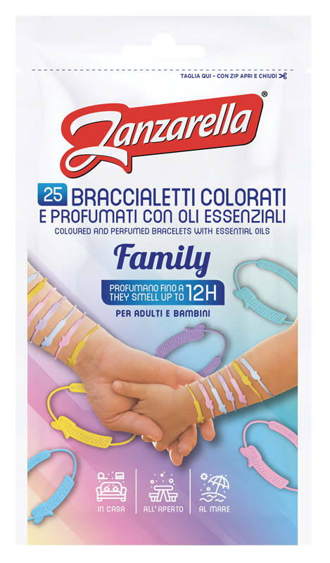 ZANZARELLA BRACCIALETTI FAMILY 25 PEZZI - Farmacia Dott. Pasquale Russo