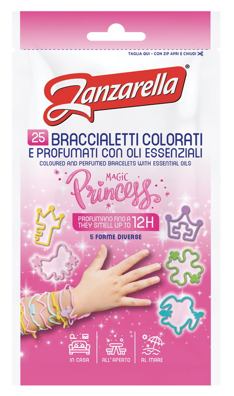 ZANZARELLA BRACCIALETTI PRINCESS 25 PEZZI - Farmacia Dott. Pasquale Russo