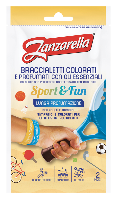 ZANZARELLA BRACCIALETTI SPORT&FUN 2 PEZZI - Farmacia Dott. Pasquale Russo