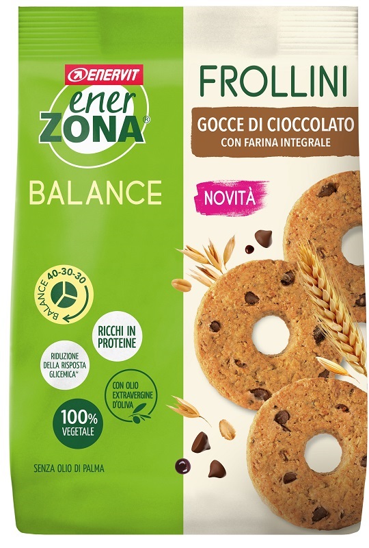 ENERZONA FROLLINI INTEGRALE GOCCE CIOCCOLATO 250 G - Farmacia Dott. Pasquale Russo