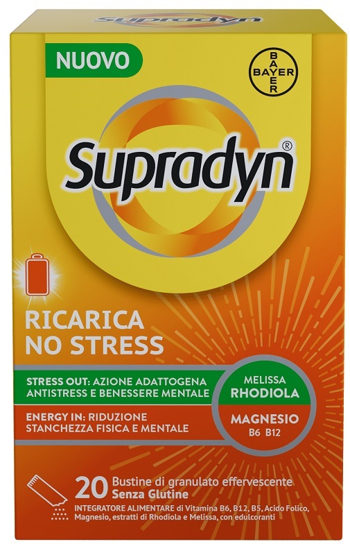 SUPRADYN RICARICA NO STRESS 20 BUSTINE - Farmacia Dott. Pasquale Russo