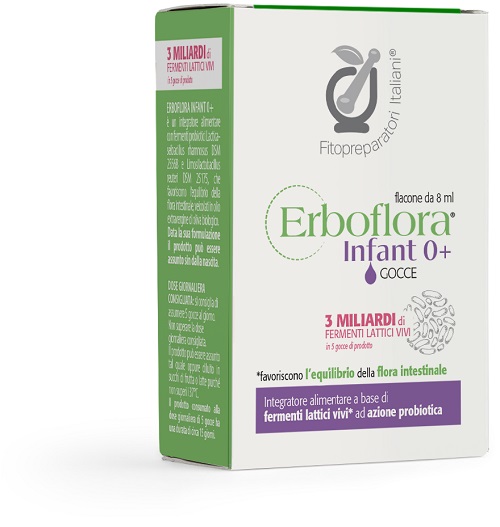 FITOPREPARATORI ITALIANI ERBOFLORA INFANT 0+ GOCCE 8 ML - Farmacia Dott. Pasquale Russo